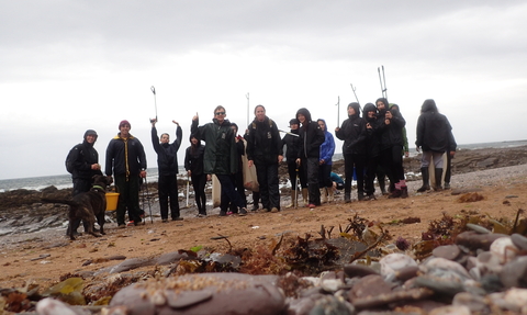 litter picking Wembury