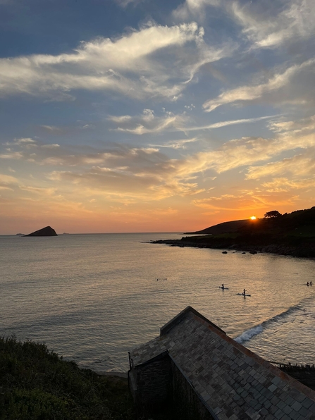 Sunset at Wembury Beach